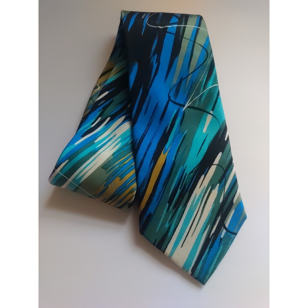 Garcia California‎ Mission  Collection Multicolor Fun Pattern Silk 60" Tie